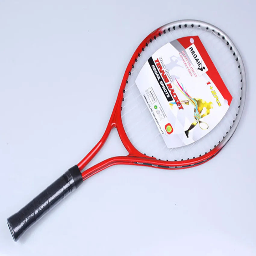 Set of 2 Kid'S Tennis Racket for Tennis Racket Training Carbon Fiber Top Steel Material Tennis String with Free Tennis Ball