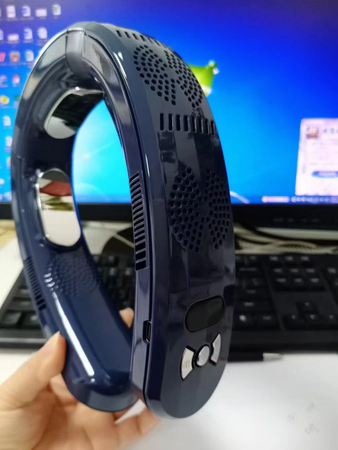 Portable USB Leafless Neck Cooling Fan