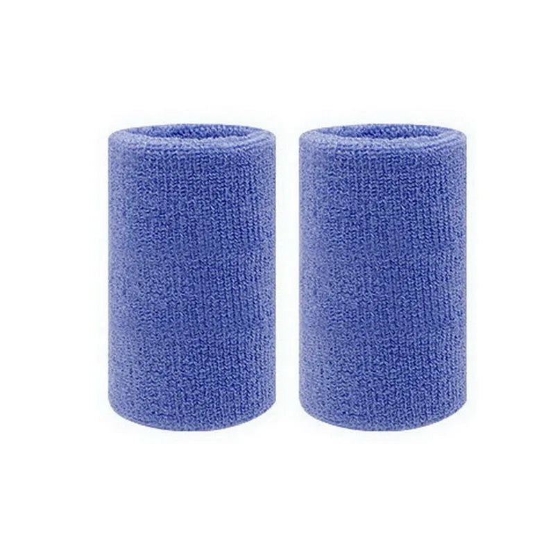 2 Pcs Towel Sports Wristbands Tennis Sweat Bands Wrist Guard for Basketball Volleyball Padel Fitness Sweatbands Wrist Wrap Cuff