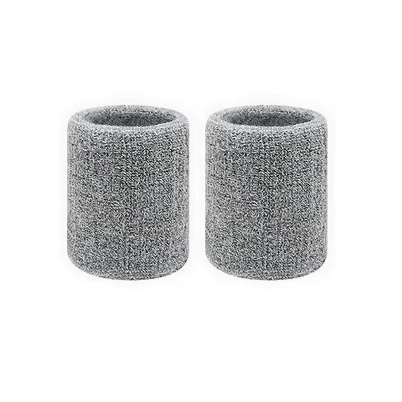 2 Pcs Towel Sports Wristbands Tennis Sweat Bands Wrist Guard for Basketball Volleyball Padel Fitness Sweatbands Wrist Wrap Cuff