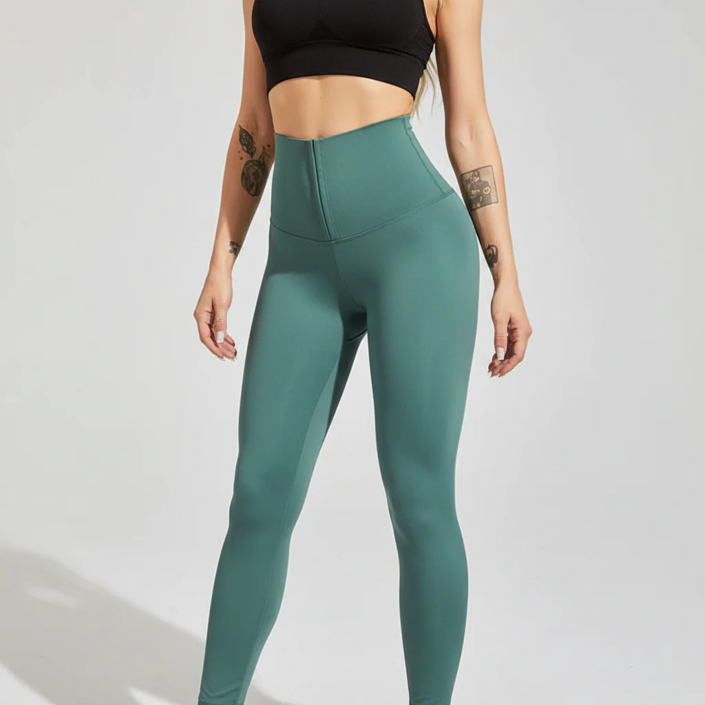 Sportowe Legginsy Z Wysokim Stanem - Maya