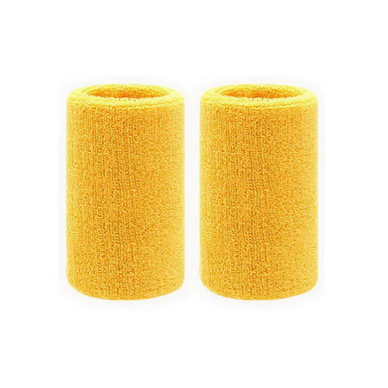 2 Pcs Towel Sports Wristbands Tennis Sweat Bands Wrist Guard for Basketball Volleyball Padel Fitness Sweatbands Wrist Wrap Cuff