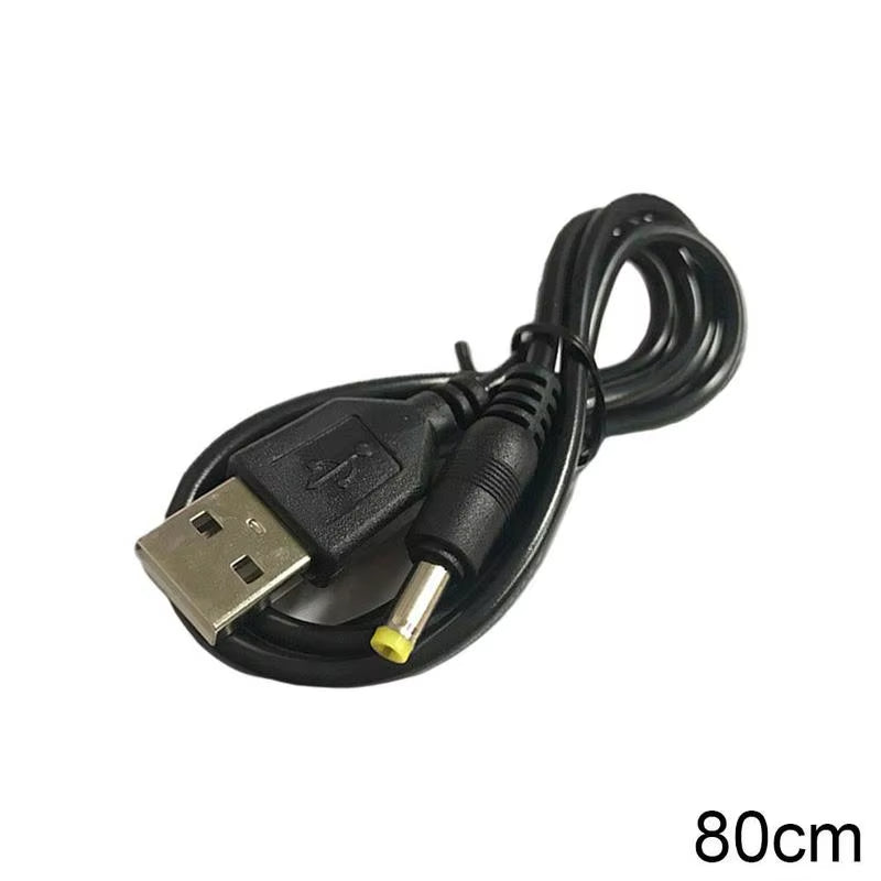 1Pcs 80Cm 5V USB to DC Power Charging Cable Charge Cord 4.0X1.7Mm Plug 5V 1A Power Charging Cable for PSP 1000/2000/3000