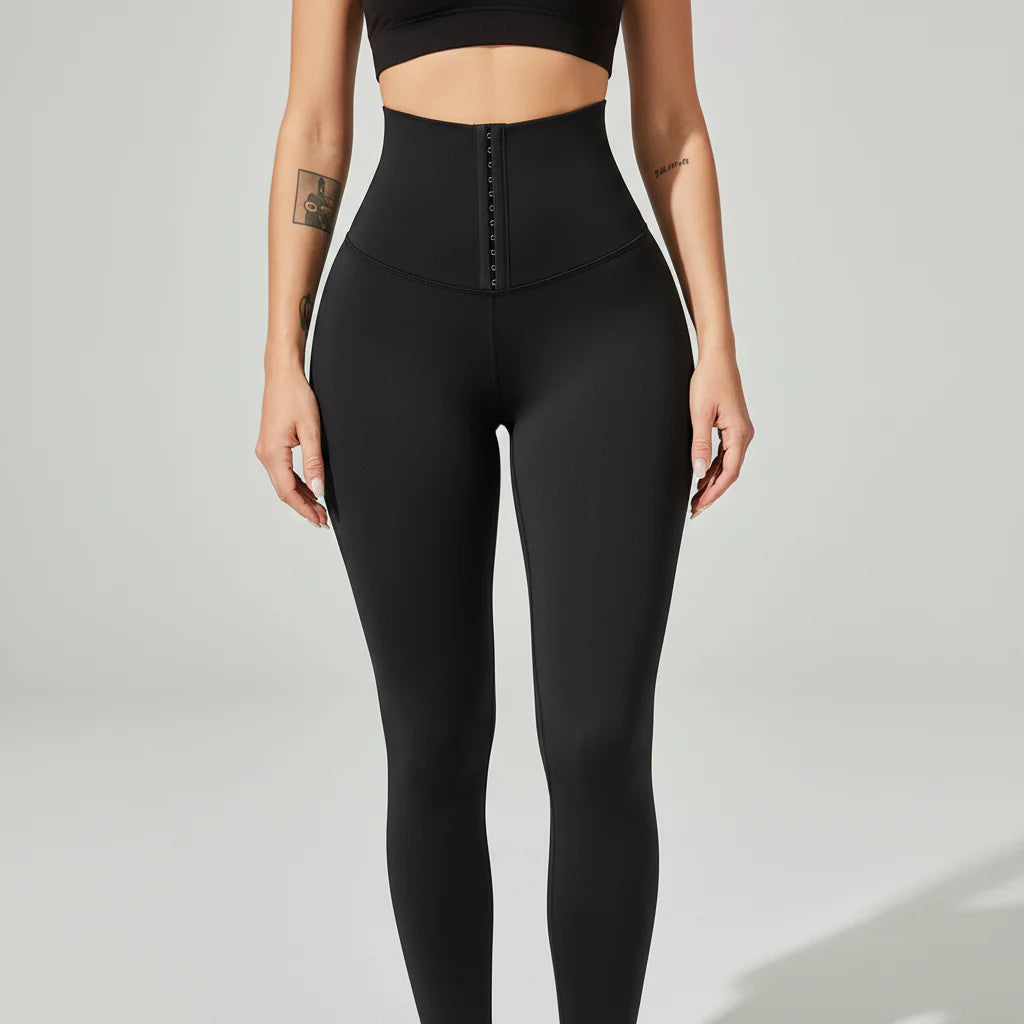 Sportowe Legginsy Z Wysokim Stanem - Maya