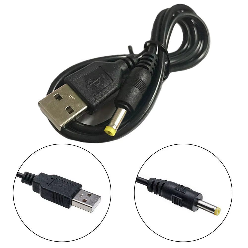 1Pcs 80Cm 5V USB to DC Power Charging Cable Charge Cord 4.0X1.7Mm Plug 5V 1A Power Charging Cable for PSP 1000/2000/3000