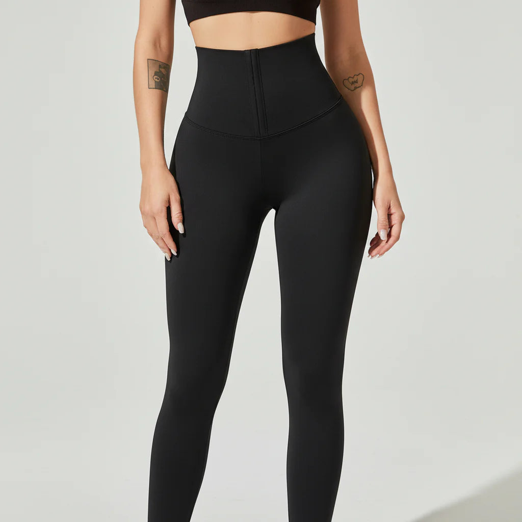 Sportowe Legginsy Z Wysokim Stanem - Maya