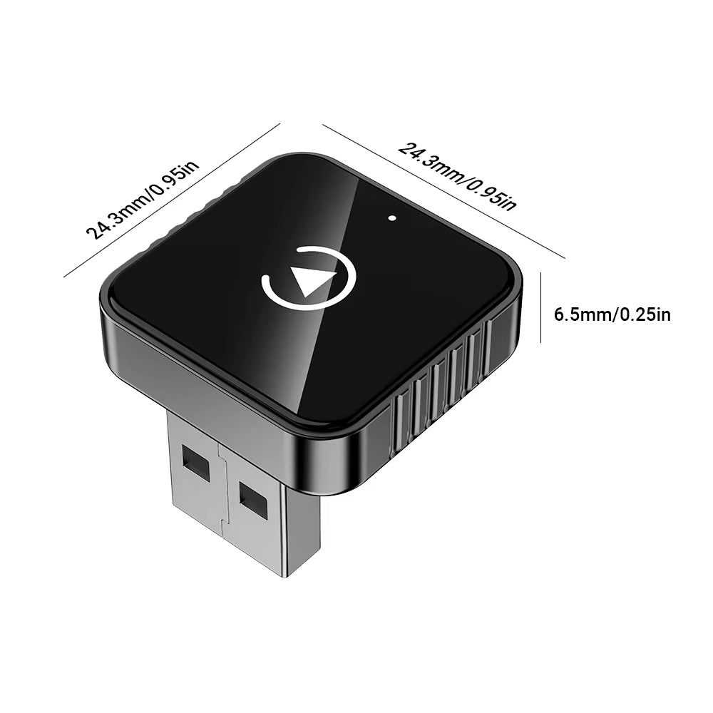 2 in 1 Wired to Wireless Carplay Android Auto Adapter for OEM Car Stereo with USB Dongle Mini Box Plug and Play Bluetooth