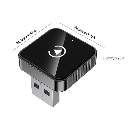 2 in 1 Wired to Wireless Carplay Android Auto Adapter for OEM Car Stereo with USB Dongle Mini Box Plug and Play Bluetooth