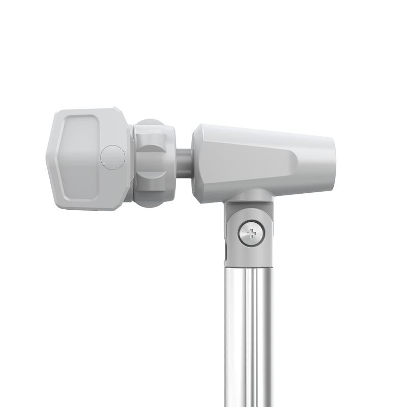 UGIFT Cell Phone Stand for Iphone Desk Rotating Telescopic Lift and Overhead Selfie Compatible Iphone Magnetic Adjustable Stand for Desk Use Fits 4-6.9 Inches