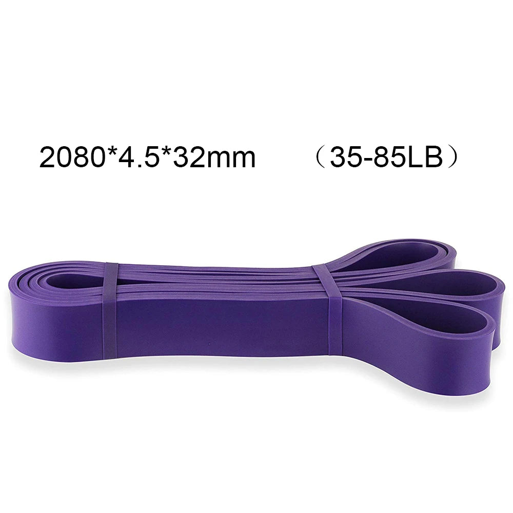Resistance Bands Gym Home Exercise Elastic Rubber Band for Men Women Yoga Pilates Strength Weight Training Fitness Equipment
