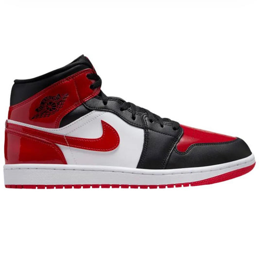 حذاء رجالي جوردن 1 ميد – أسود × أحمر (إصدار مميز)