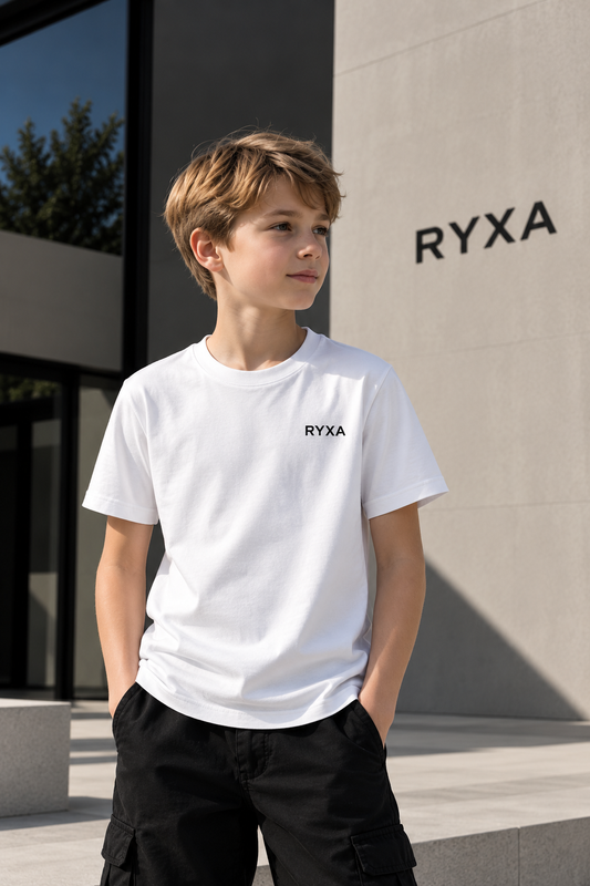 تيشيرت أطفال RYXA – أبيض