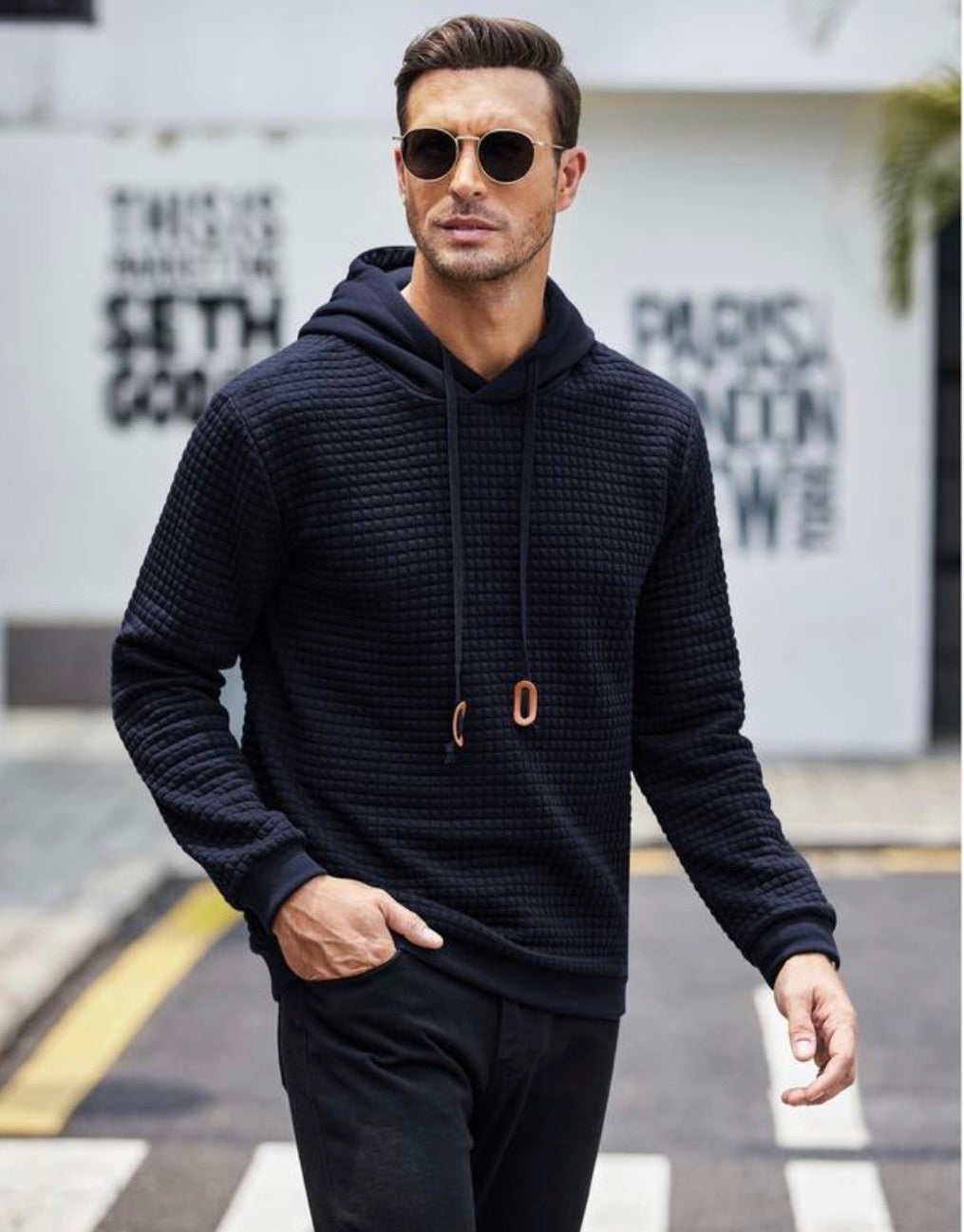 هودي رجالي فاخر بقبعة – ستايل عصري وراحة استثنائية