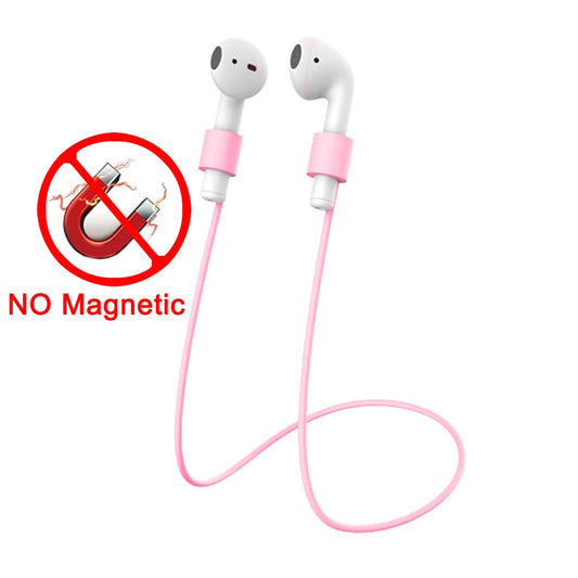 Anti-Lost Silicone Headphones Strap for Apple Airpods 1St 2Nd 3Rd Gen Neck Band Bluetooth Earphone Cord for Air Pods Pro1 / Pro2