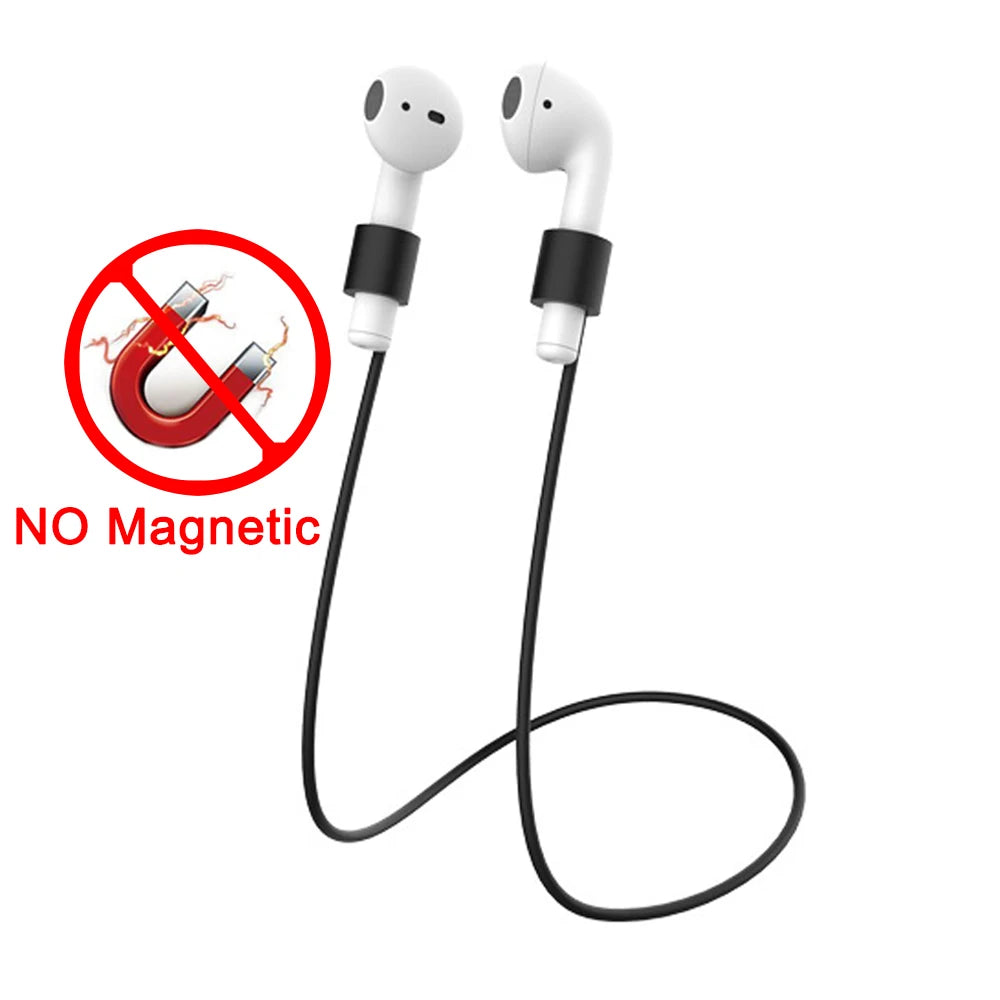 Anti-Lost Silicone Headphones Strap for Apple Airpods 1St 2Nd 3Rd Gen Neck Band Bluetooth Earphone Cord for Air Pods Pro1 / Pro2