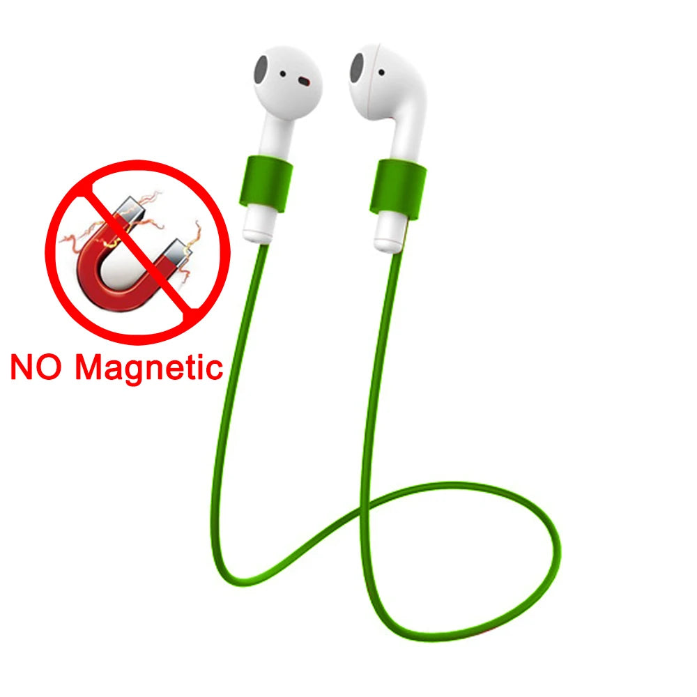 Anti-Lost Silicone Headphones Strap for Apple Airpods 1St 2Nd 3Rd Gen Neck Band Bluetooth Earphone Cord for Air Pods Pro1 / Pro2