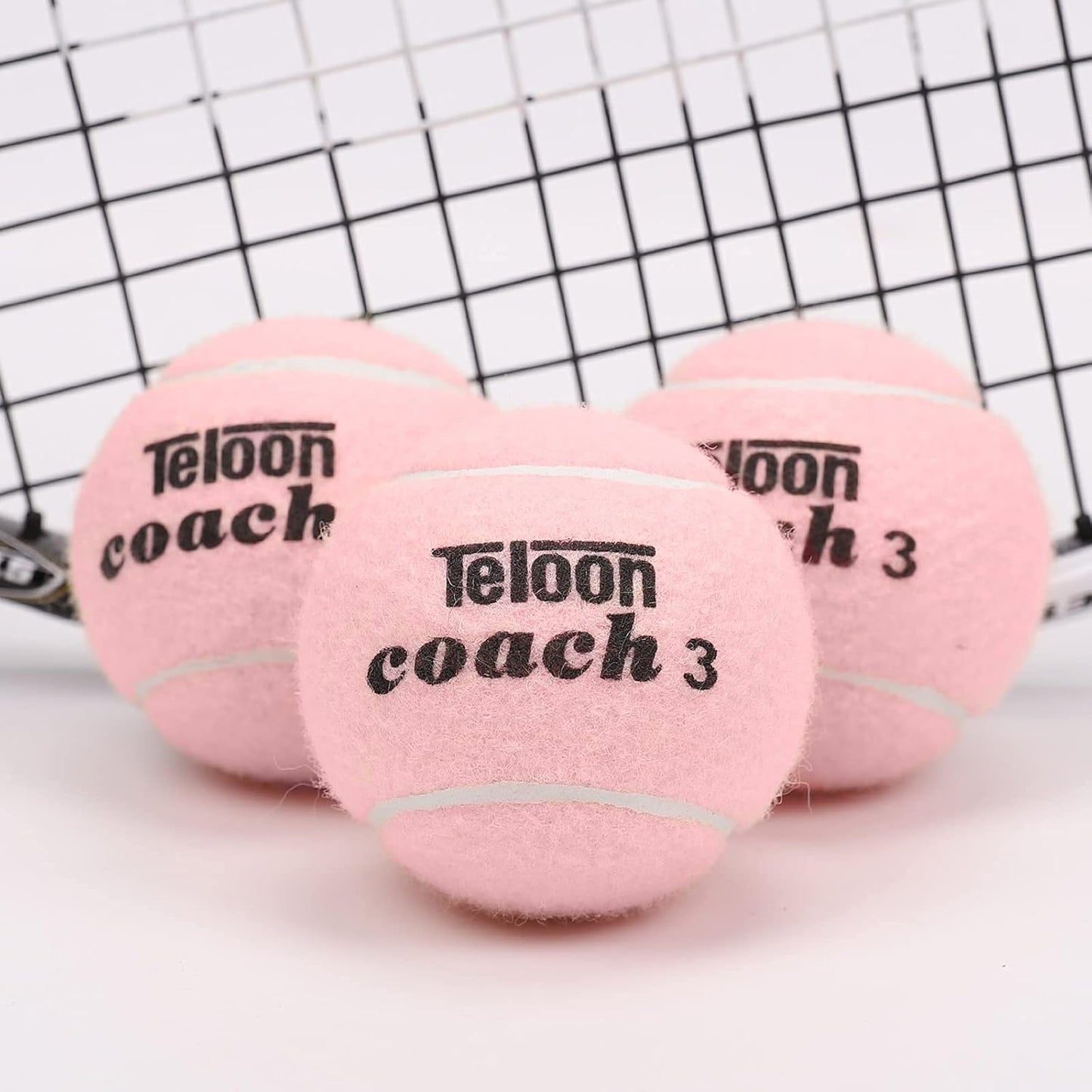 Pressure Training Tennis Balls - Available in 12 or 18 Count with Mesh Carry Bag, Four Color Options - Ideal Pressureless Training Exercise Balls for Beginners