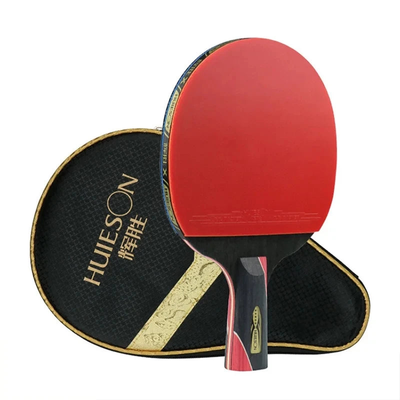 Single Professional Training Carbon Table Tennis Bat Racket Ping Pong Paddle for Beginner Advanced Players 6 7 8 Star Sport Part