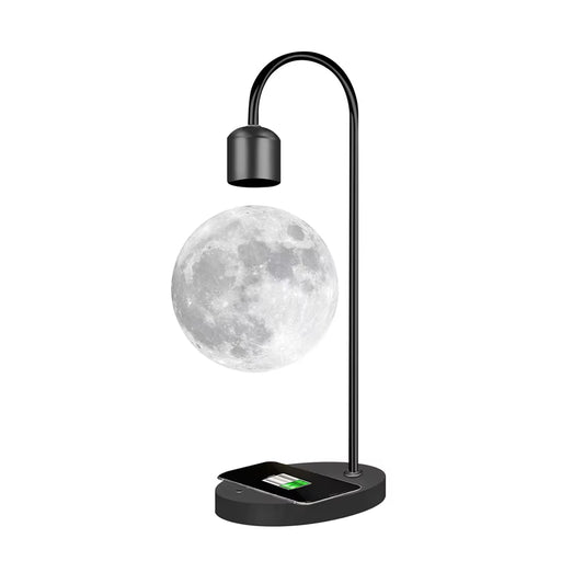 3D Printing Floating Moon Lamp Magnetic Levitation Seamless LED Night Light Creative Home Decoration Table Lamp