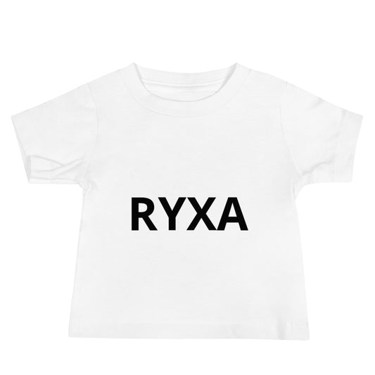 تيشيرت رضّع قطن جيرسي RYXA أبيض
