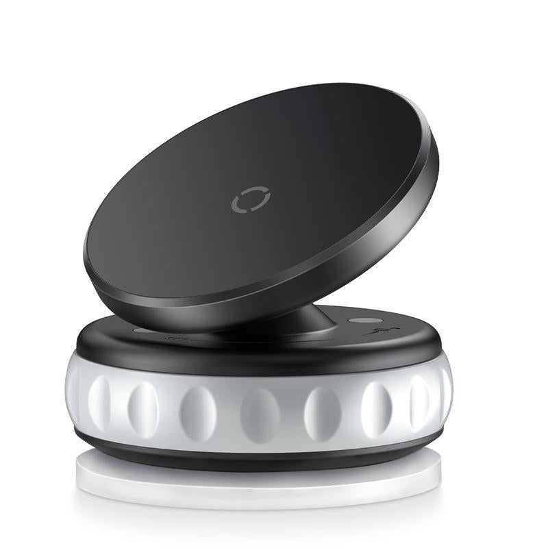 360° Vacuum Magnetic Car Phone Holder, Adjustable Suction Cup Phone Mount for Car/Gym/Mirror/Smooth Surface, Compatible with Iphone Android