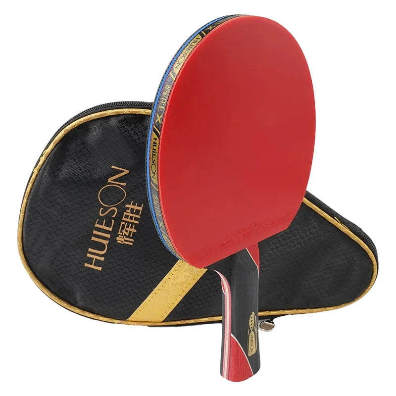 Single Professional Training Carbon Table Tennis Bat Racket Ping Pong Paddle for Beginner Advanced Players 6 7 8 Star Sport Part