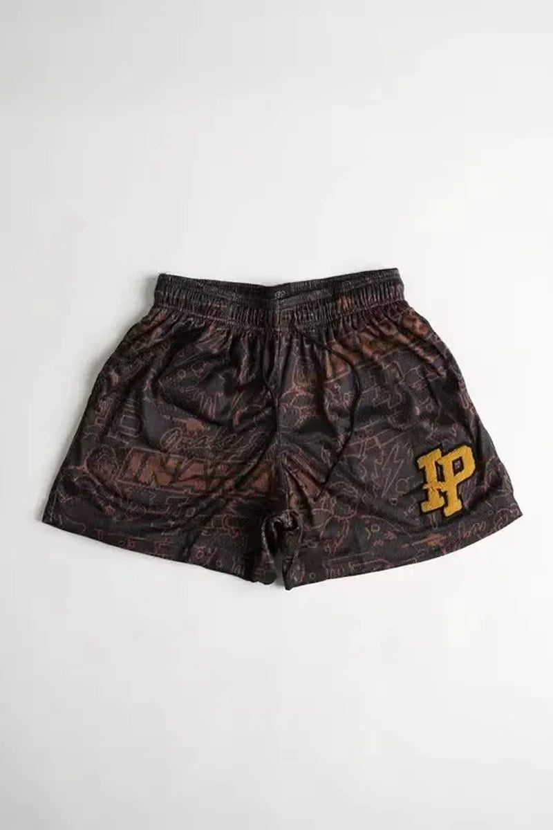 Mens Clothing IP Trend Casual Shorts Summer Fitness Sports Mesh Breathable Quick Dry Short Pants Man Beach Basketball Sweatpants