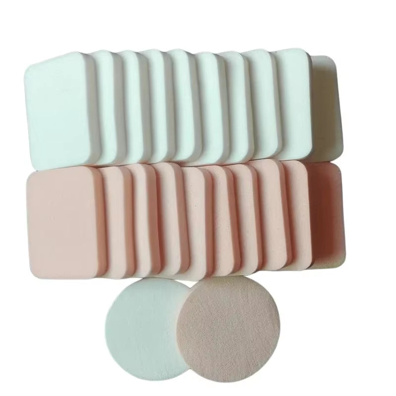 10Pcs/20Pcs/Pack Makeup Sponge Powder Puff Wet and Dry Use Facial Foundation Beauty Cosmetic Facial Face Sponge Puff Makeup Tool