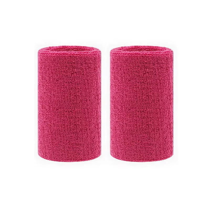 2 Pcs Towel Sports Wristbands Tennis Sweat Bands Wrist Guard for Basketball Volleyball Padel Fitness Sweatbands Wrist Wrap Cuff