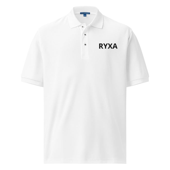 بولو RYXA – أبيض بتطريز صغير